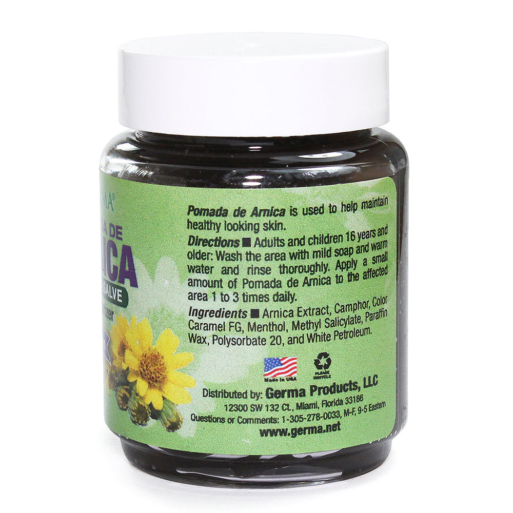 Germa Arnica Ointment, Pain Relief/Pomada de Arnica, Alivio de Dolor - Black 2oz - SotoDeals