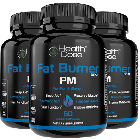 Health Dose Fat Burner - PM Nighttime - Pack of 3