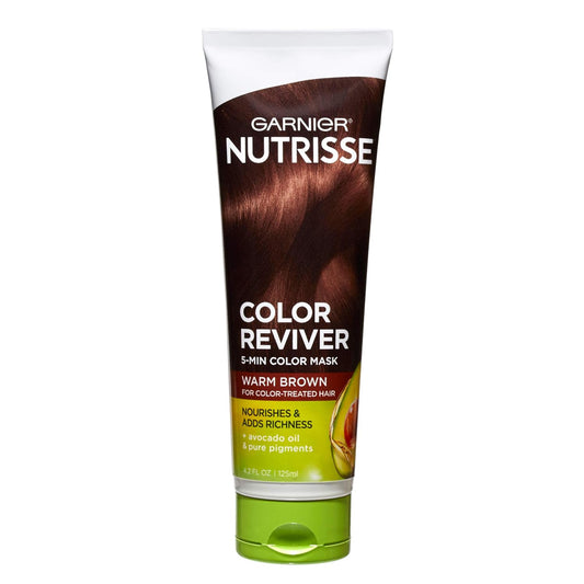 Garnier Nutrisse Nourishing Color Hair Mask, Warm Brown, 4.2 fl. oz.
