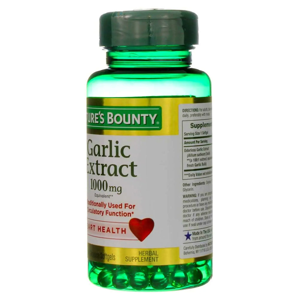 Natures Bounty #2326 Odorless Garlic 100Ct