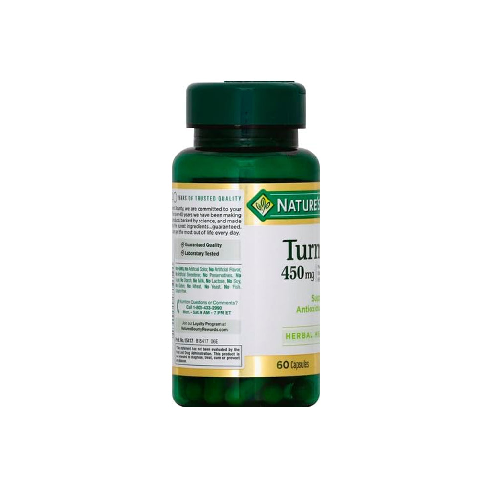 Nature's Bounty Turmeric Curcumin 60 Count