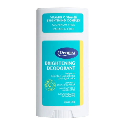 Dermisa Brightening Deodorant. Lightens Underarm Skin with Vitamin C. 2.65 oz