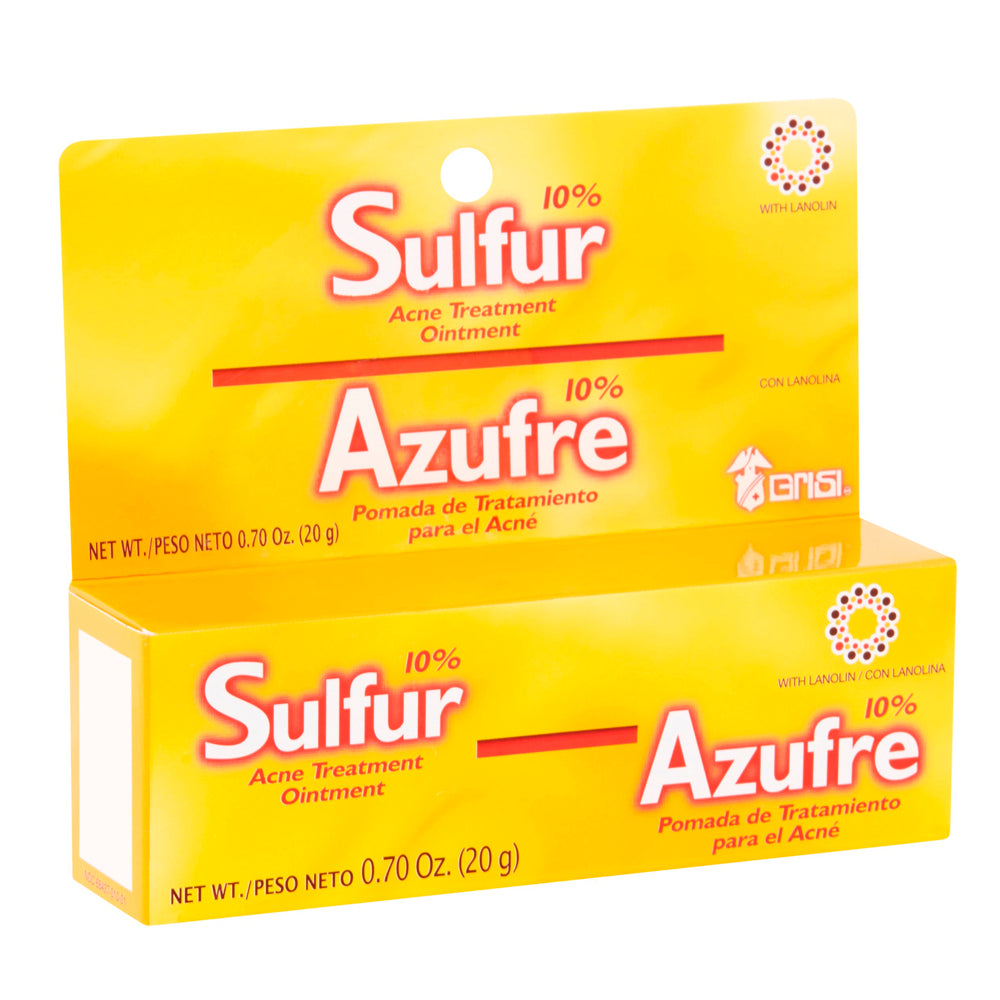 Grisi Sulfur Acne Treatment Ointment 0.70 Oz / 20 g. - Pack of 2