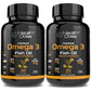 Health Dose Premium Omega 3 Fish Oil Triple Strength x 120 Softgels - Pack of 2