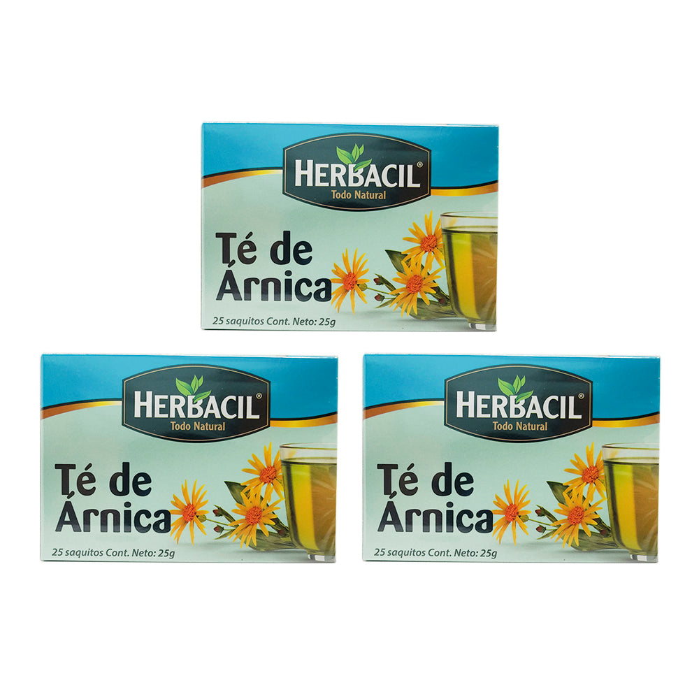 Herbacil Arnica Tea 25-Bags 0.88 Oz / 25 g. 3 Pack