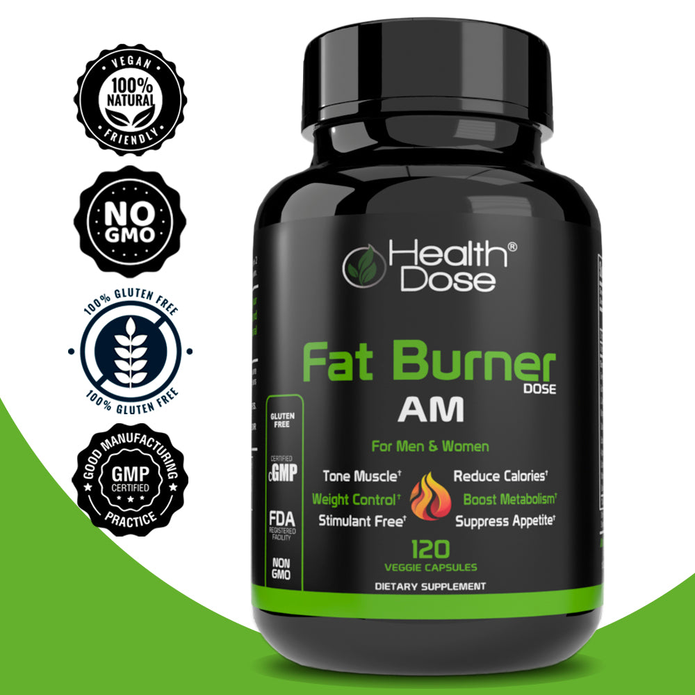 Health Dose Fat Burner - AM Daytime - Pack of 3