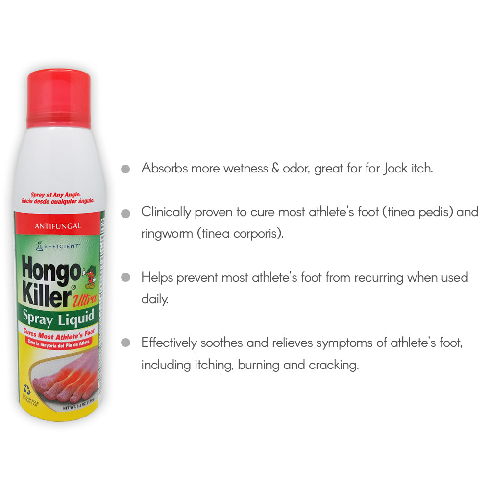 Hongo Killer Ultra Liquid Spray 5.3 Oz / 150g. - Pack of 6