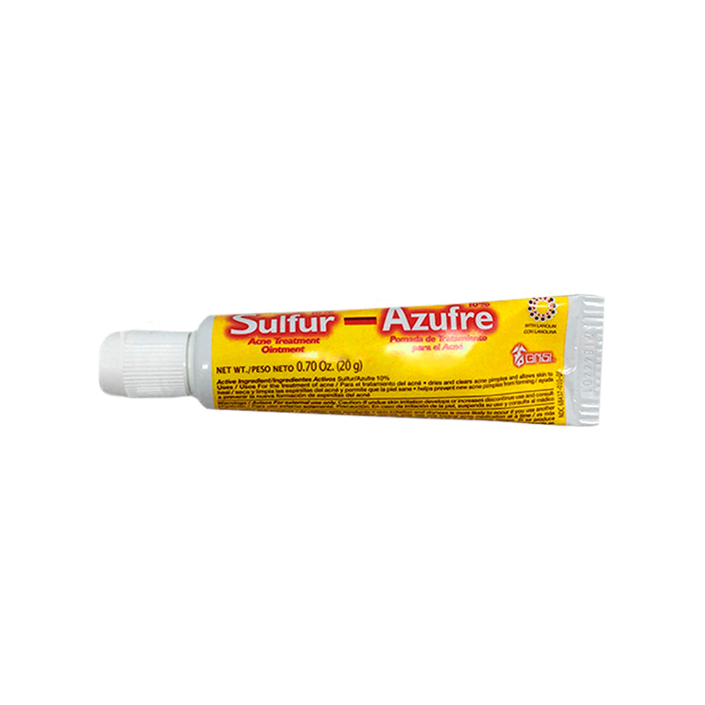 Grisi Sulfur Acne Treatment Ointment 0.70 Oz / 20 g. - Pack of 3