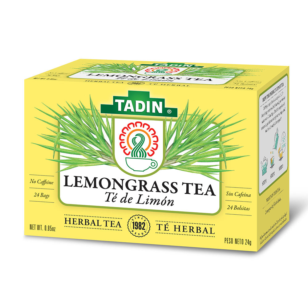 Tadin Tea Té de Limón / Lemongrass. 24 Bags. 0.84 Oz. Pack of 2