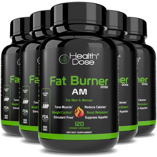 Health Dose Fat Burner - AM Daytime - Pack of 5