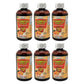 Germa B-Complex Syrup, Sirop de Complejo B, Sabor a Naranja  8 oz. Pack of 12 Pack of 6