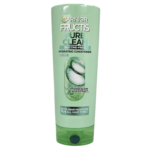 Garnier Fructis Pure Clean Hydrating Conditioner with Aloe Extract, 12 fl oz