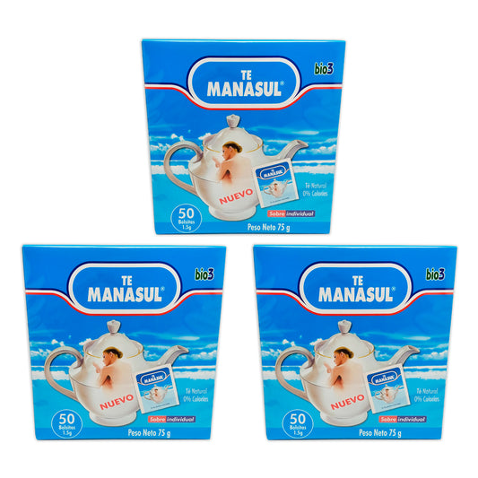 Manasul Tea 50 Bags. 2.64 Oz / 74 gr. Pack of 3