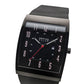 Bering Time Solar Collection Polished Black Stainless Steel Case with Milanese Strap and Black Dial Men's Watch. 16433-122