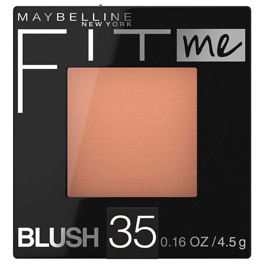 Maybelline Fit Me Blush. Natural Look. Light & Smooth Texture. Coral 35. 0.16 oz