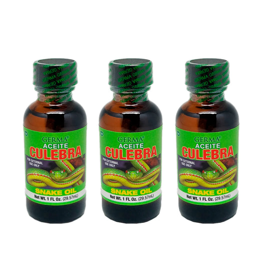 Germa Snake Oil / Aceite de Culebra 1 Oz - Pack of 3