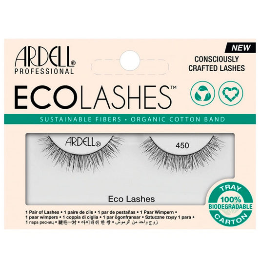 Ardell Professional Eco Lashes 450 Eyelashes. Lightweight and Organic. 1 Pair