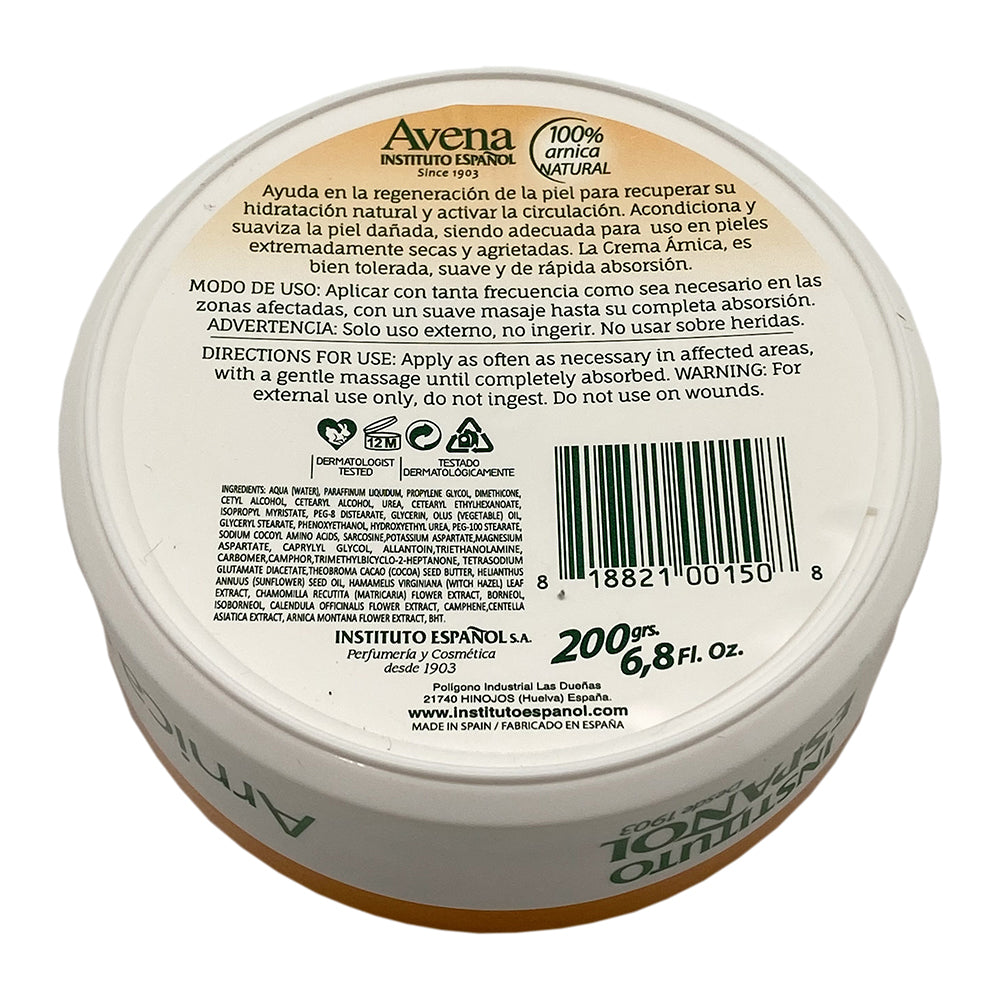 Instituto Español Avena Arnica Cream 6.70 oz - Pack of 3