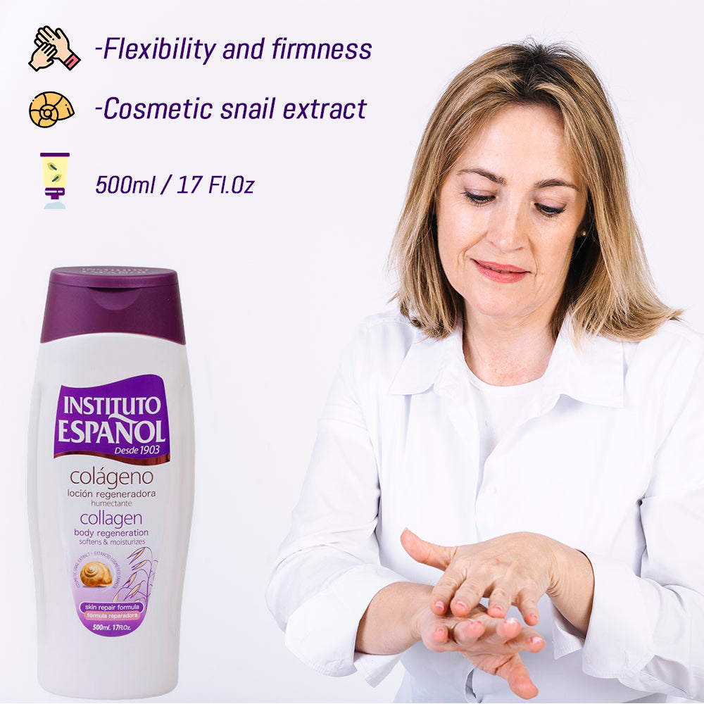 Instituto Español Avena Collagen Hand & Body Lotion 17 Fl Oz.