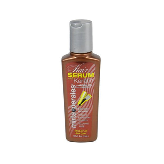 Mirta De Perales Keratin Hair Serum, Prevents Frizz, Inmediate Results 4 Oz.