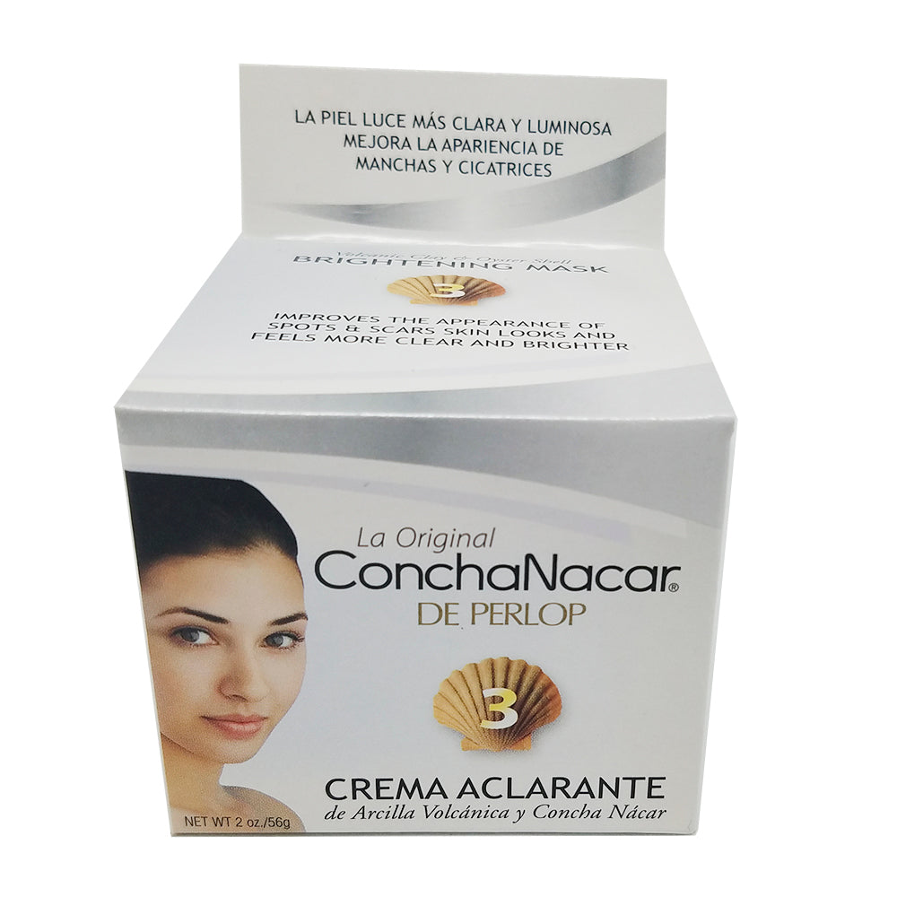 ConchaNacar De Perlop Crema Aclarante #3 2 Oz / 56 G. Pack of 3