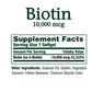 Nature's Bounty Biotin 10000 Mcg 120 Ct