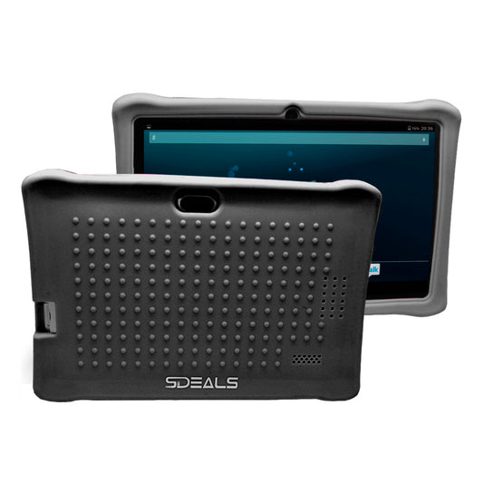 Sdeals Silicone Cover for Select 7-Inch Tablets Black