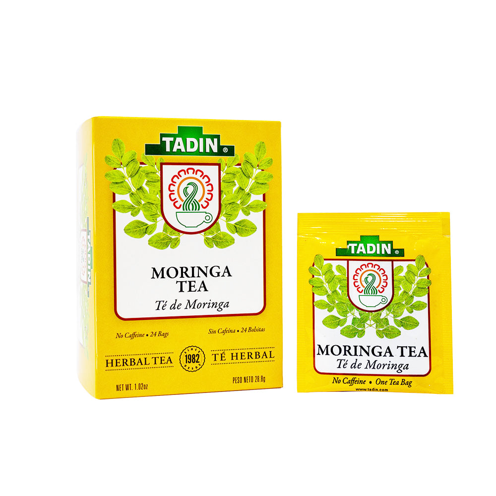 Tadin Tea Moringa. 24 Bags. 1.02 Oz. Pack of 3