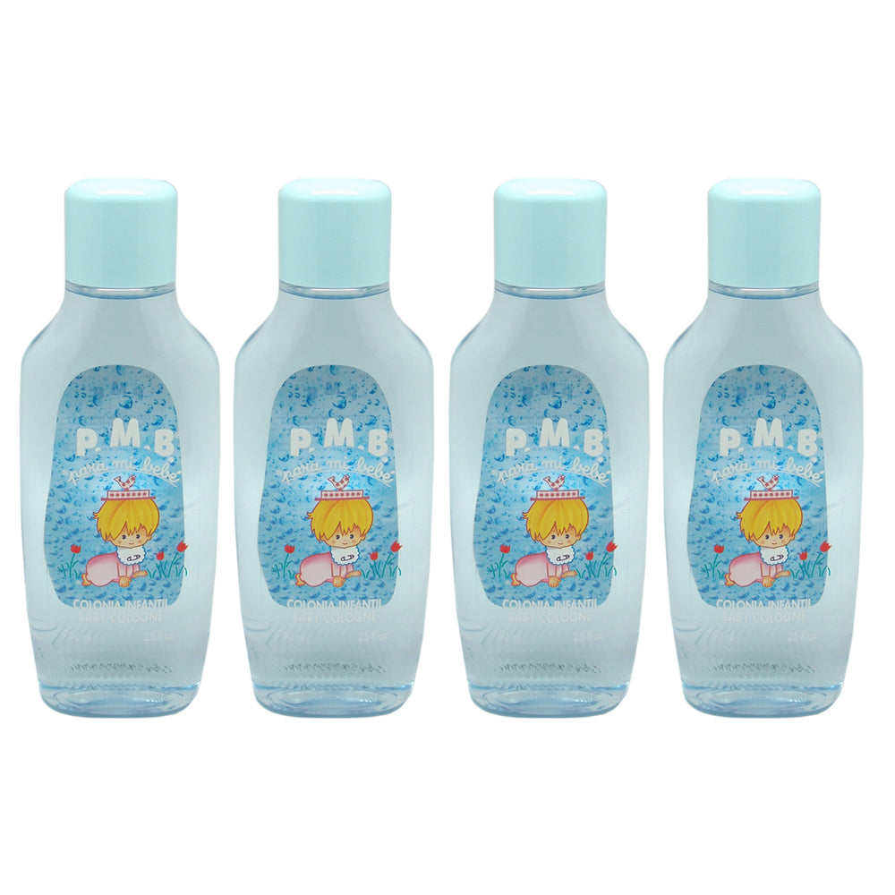 PMB Para Mi Bebe Baby Cologne. 25 Fl Oz / 750 ml. Pack of 4