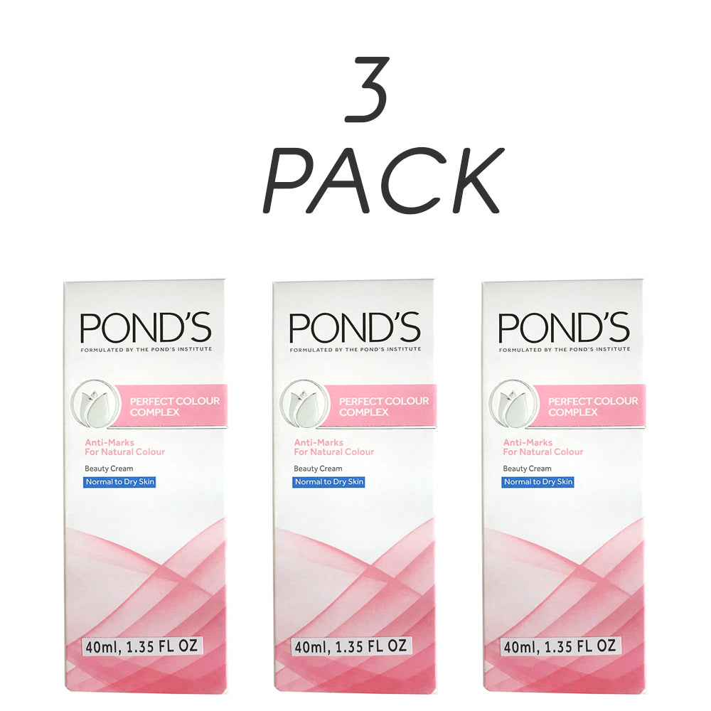 Ponds Perfect Color Beauty Cream NRM/DRY - Pack of 3