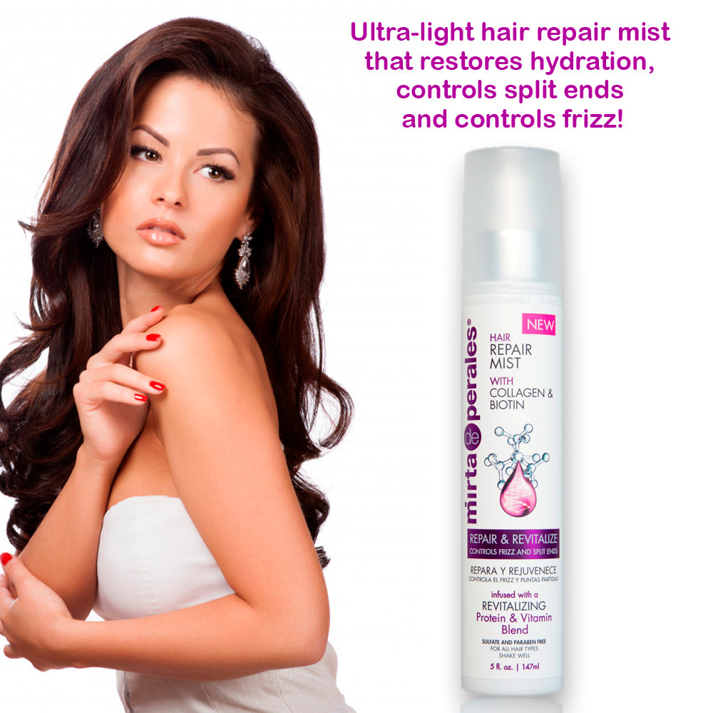 Mirta de Perales Perfect Hair Repair Mist,Revitalizing Collagen & Biotin 5 fl.oz