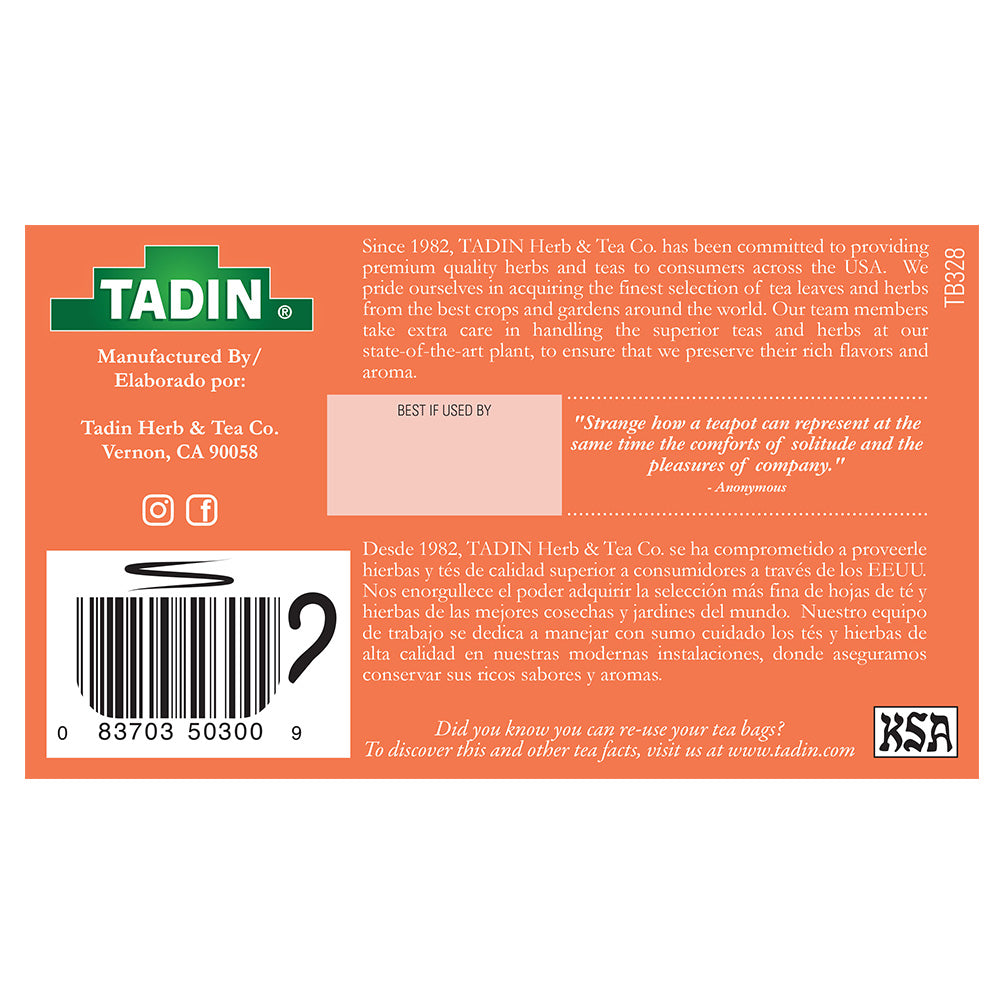 Tadin Tea Cola de Caballo / Shavegrass. 24 Bags. 0.84 Oz