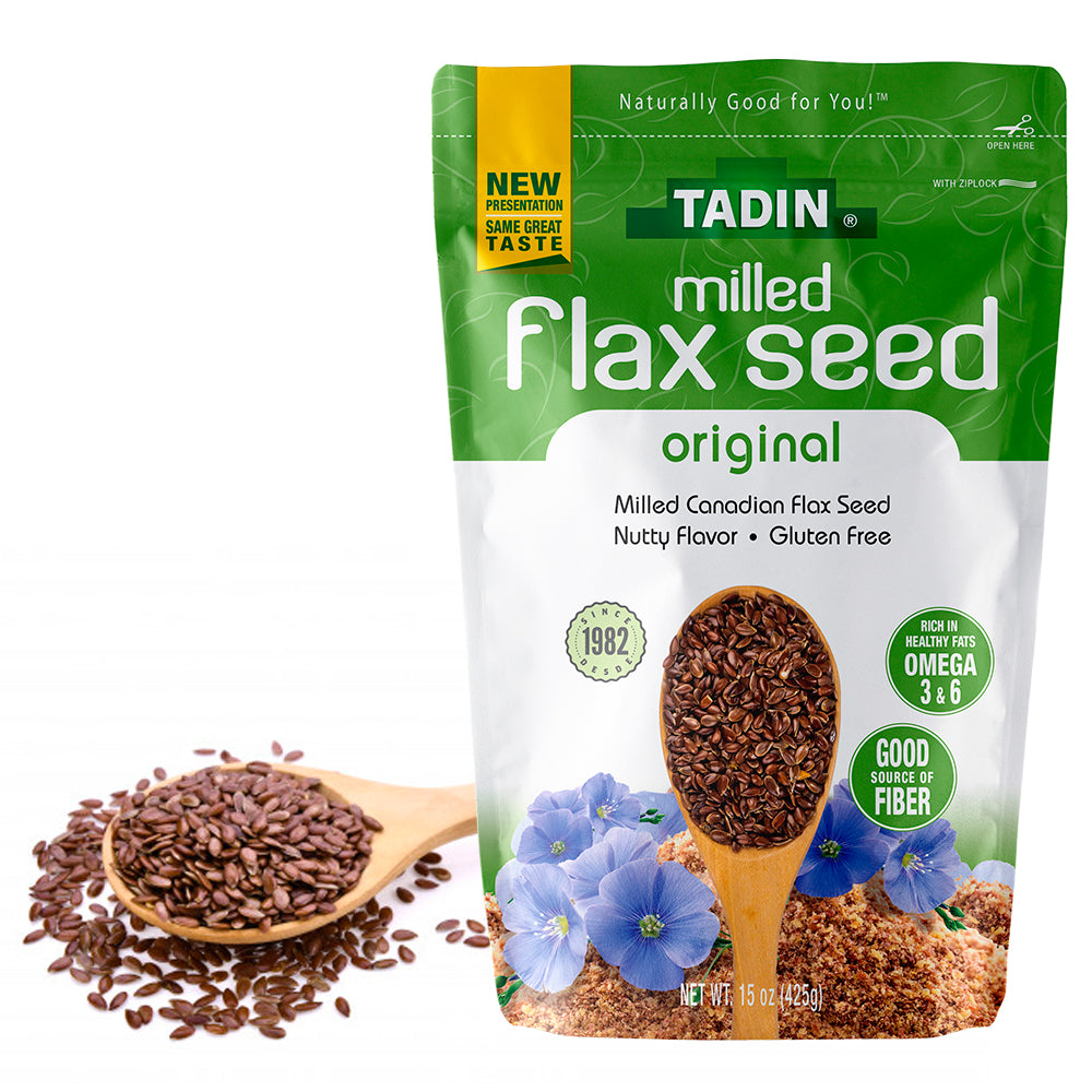Tadin Milled Flax Seed Rich in Omega 3 & 6, 15 Oz