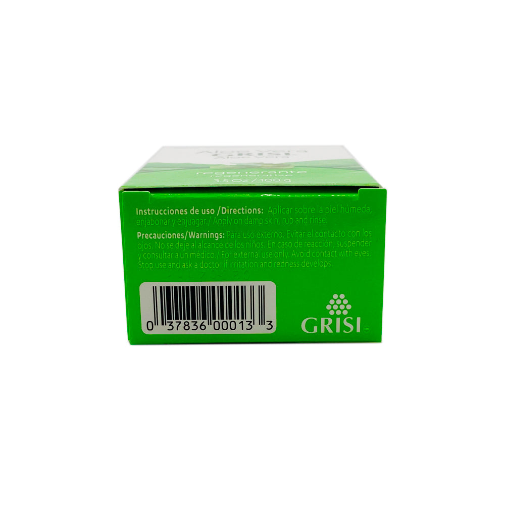 Grisi Bar Soap. Savila / Aloe Vera. 3.5 Oz