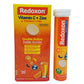 Redoxon Vitamin C with Zinc, Orange Flavored, 20 Ct, 2.82 Oz / 80 gr. Pack Of 2