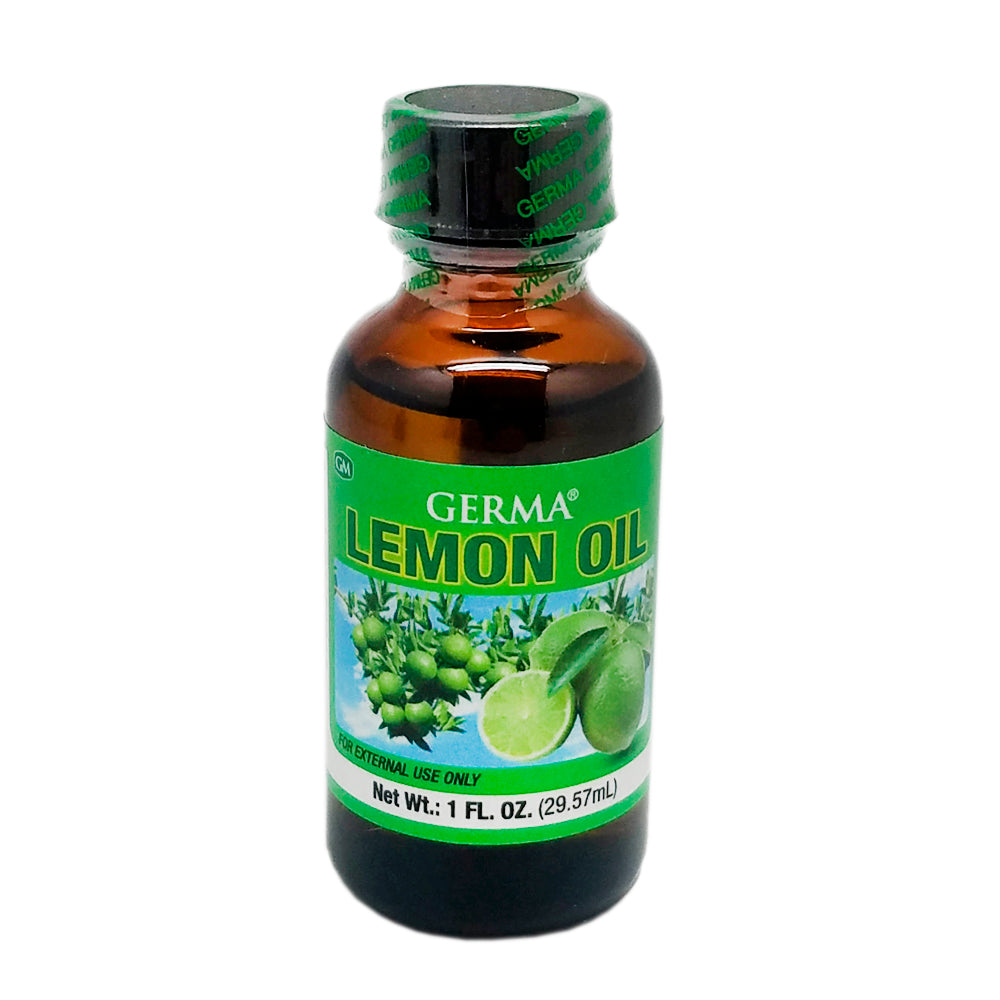 Germa Lemon Oil, Thereapeutic Scent/Aceite de Limon Terapeutico 1 oz. Pack of 6