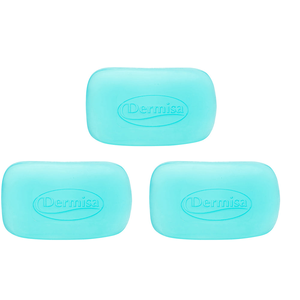 Dermisa Glycerin Bar Soap 3 Oz / 85 g. Pack of 3