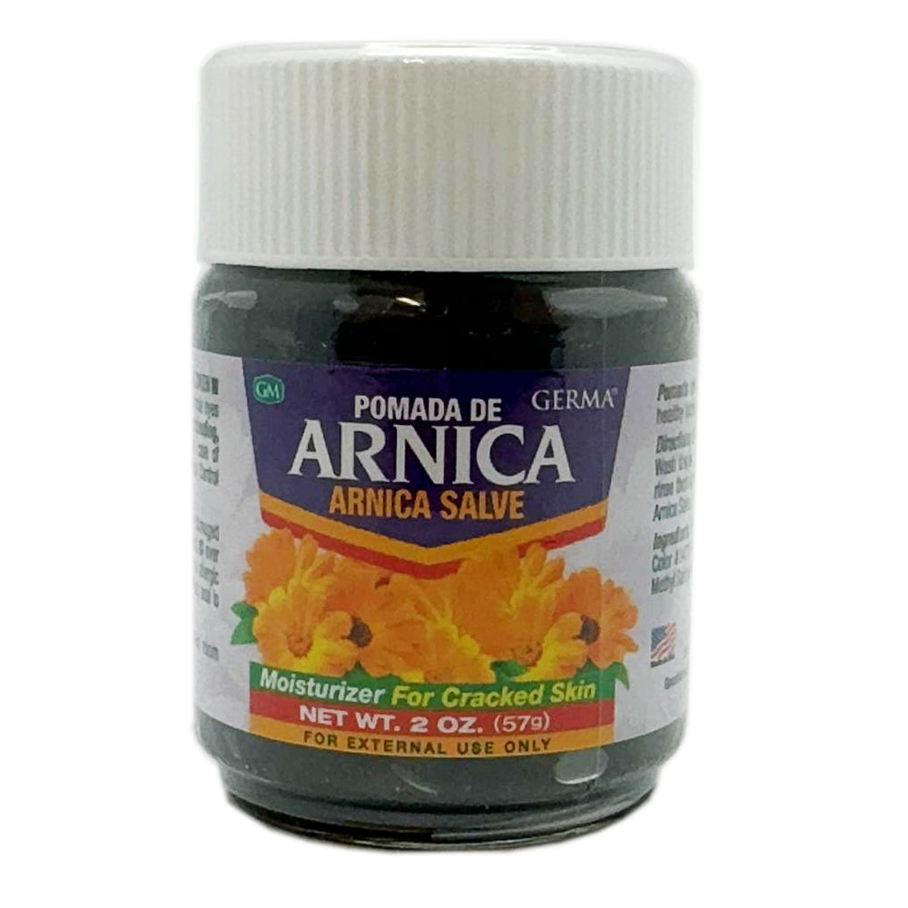 Germa Arnica Ointment, Pain Relief/Pomada de Arnica, Alivio de Dolor - Black 2oz. Pack of 3