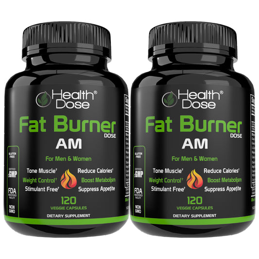 Health Dose Fat Burner - AM Daytime - Pack of 2