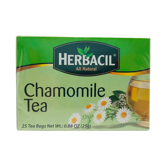 Herbacil Chamomile / Manzanilla Tea 25-Bags 0.88 Oz / 25 g.