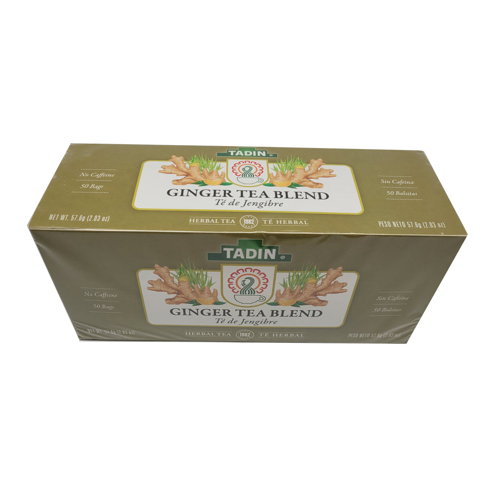 Tadin Ginger Herbal Tea. Supports a Healthy Digestion. Natural. 50 Bags. 2.03 oz