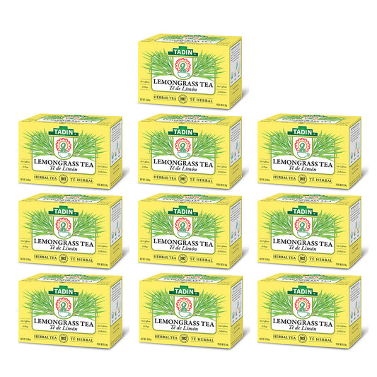 Tadin Tea Té de Limón / Lemongrass. 24 Bags. 0.84 Oz - Pack of 10