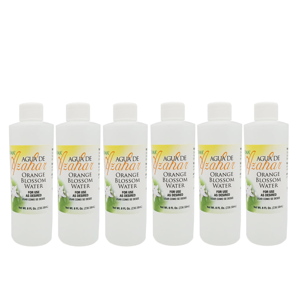 Germa Orange Blossom Water Skin Toner/Agua De Azahar Tonificador de Piel 8 Fl oz. Pack of 6