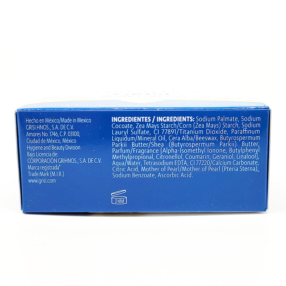 Grisi Bar Soap Jabon Concha Nacar 3.5Oz/100g