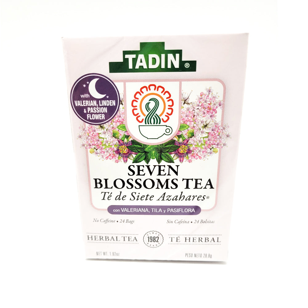 Tadin Tea Siete Azahares / Seven Blossoms. 24 Bags. 1.01 Oz. Pack of 3