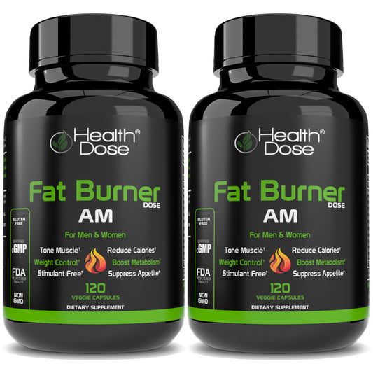 Health Dose Fat Burner - AM Daytime - Pack of 2