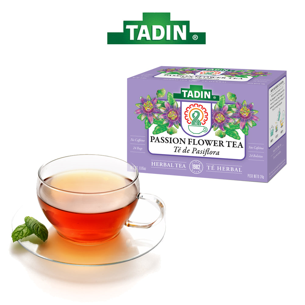 Tadin Tea Kit, Jamaica + Pasiflora + Menta, 25 Bags