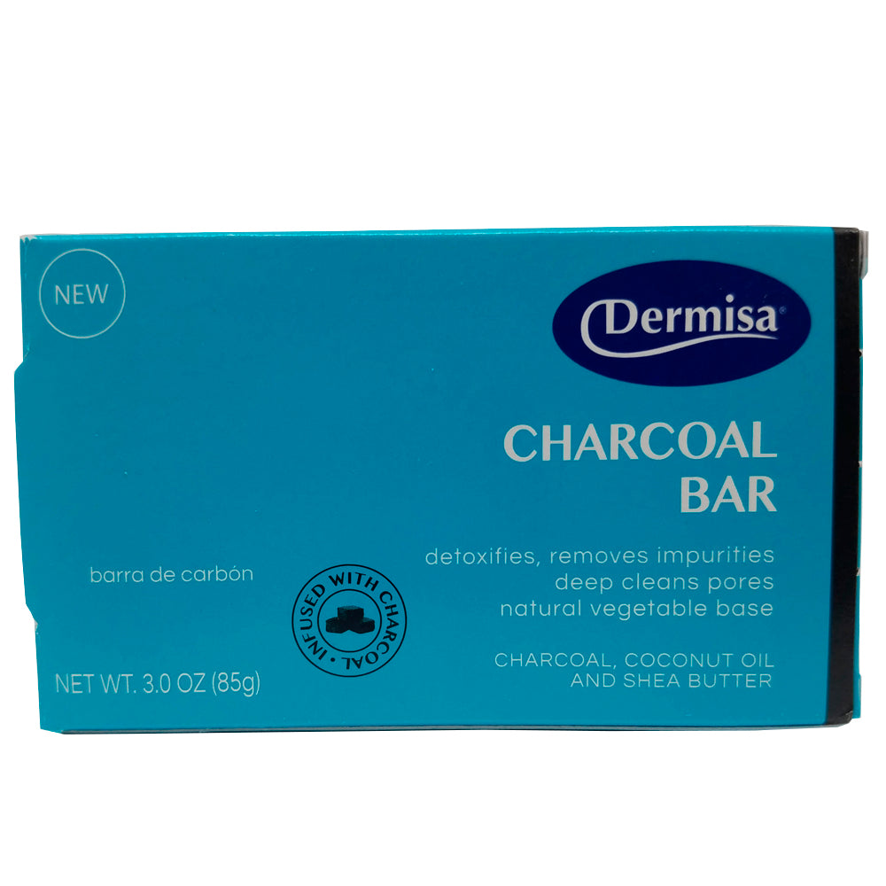 Dermisa Charcoal Bar 3 Oz / 85 g. - Pack of 3