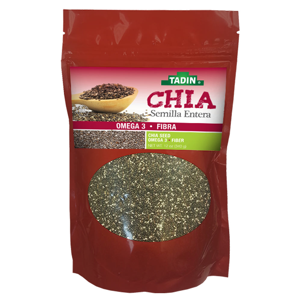 Tadin Linaza Bags Chia Seed. 12 Oz. Pack of 6