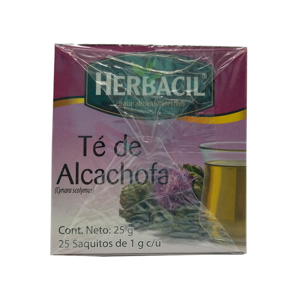 Herbacil Artichoke / Alcachofa Tea 25-Bags 0.88 Oz / 25 g.. Pack of 6